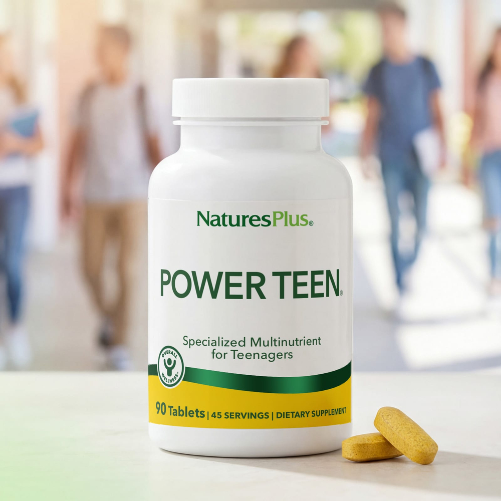 NaturesPlus, Source of Life, Power Teen, питательная добавка для подростков, 90 таблеток