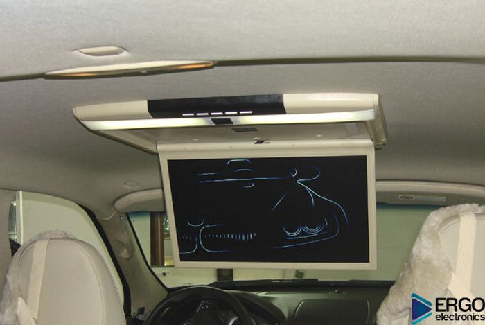 Монитор потолочный - ERGO ER17M с экраном 17.3” (1920х1080 FullHD IPS) серый