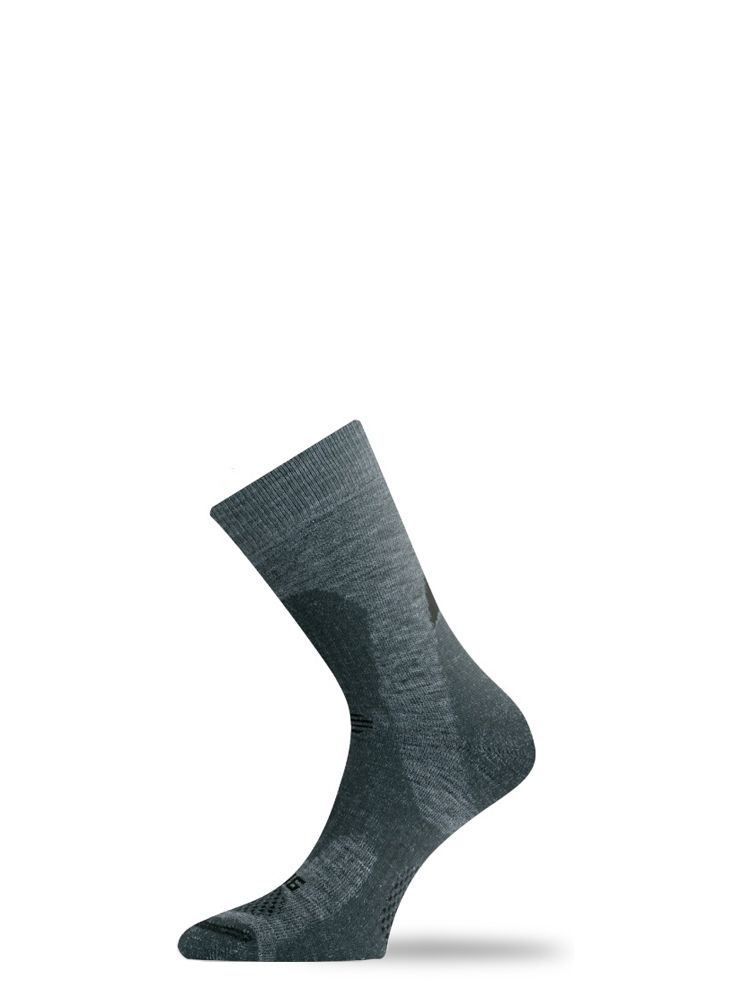 Носки Lasting TRP 889, wool+polyamide, серый с темными вставками, размер L , TRP889-L