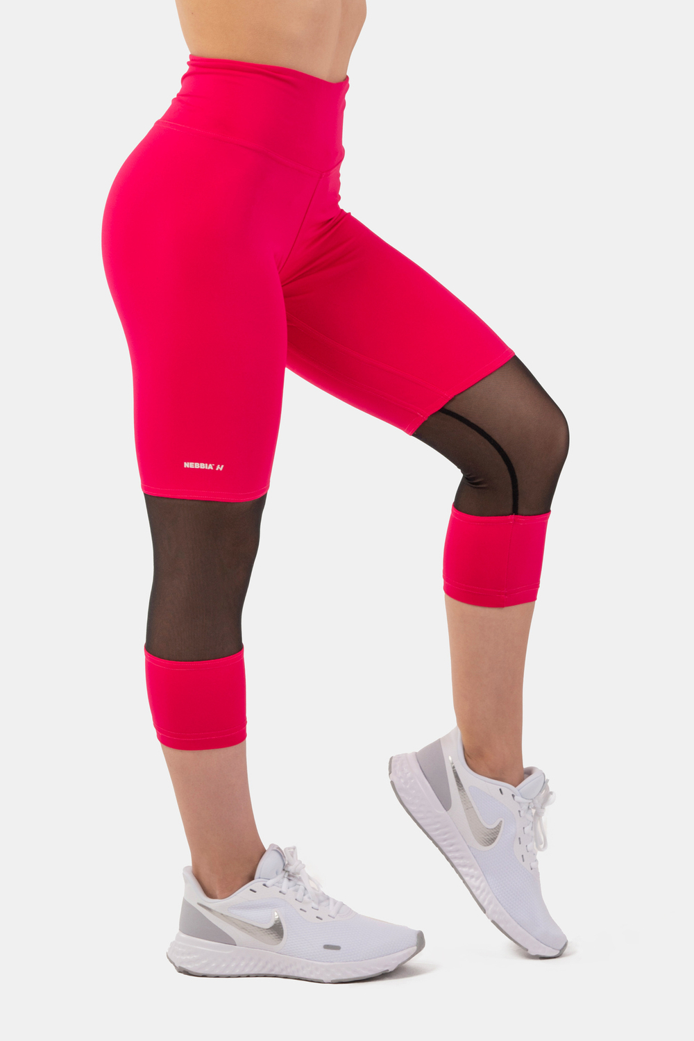 Леггинсы HIGH-WAIST ¾ LENGTH SPORTY LEGGINGS 406 Розовые