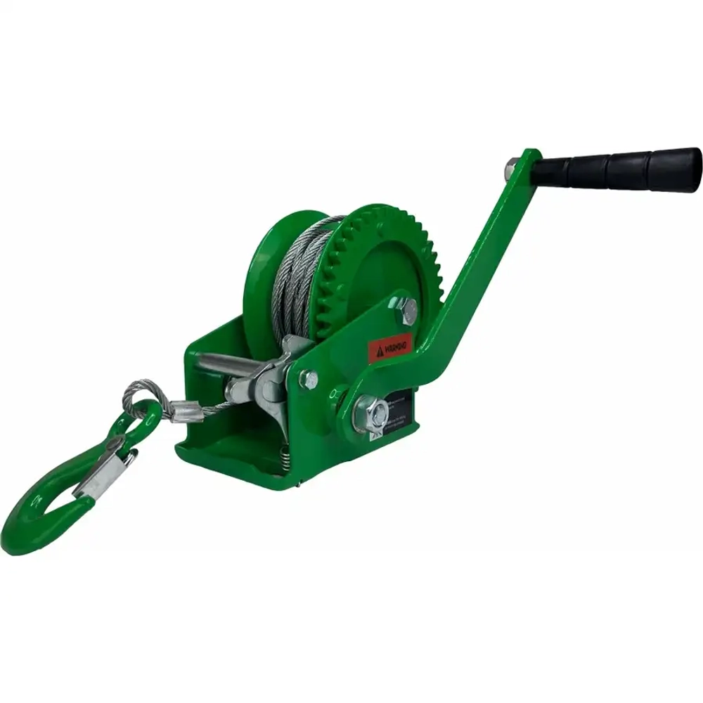 Лебедка ручная барабанная HW 500, 500 кг, канат 10 м HITCH SZ073172