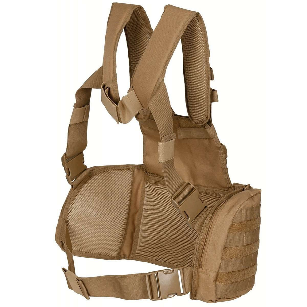 Жилет MFH int. comp. Vest chest rig MISSION COYOTE