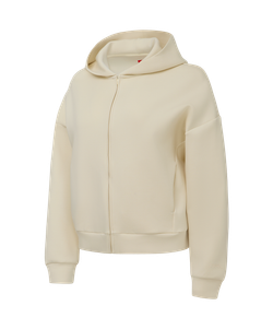 Худи на молнии JOGEL 360 Soft Zip Hoodie W Relaxed Fit, молочный