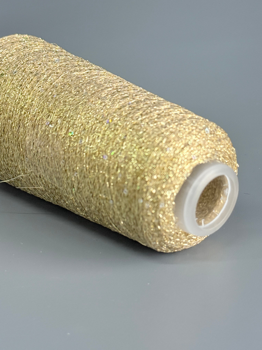 Пряжа Siyue Lurex Sequins пайтка 1,5 мм (70/золото голография), 1800м/50гр
