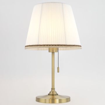 Настольная лампа 1*E27 CL402730 бронза/белый Линц Citilux