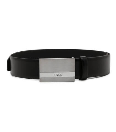 кожаный ремень baxton_sz35 BOSS BLACK - черный(50480955)