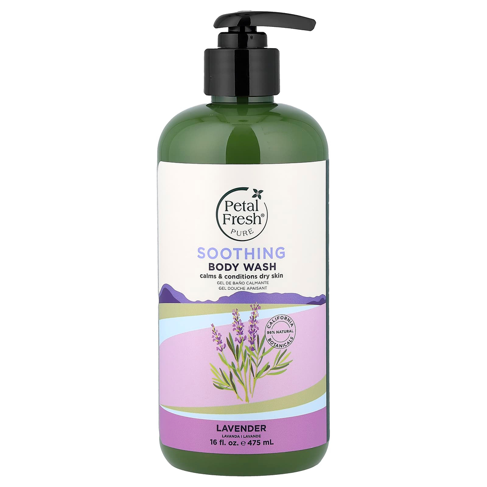 Petal Fresh, Pure, успокаивающий гель для душа, лаванда, 475 мл (16 жидк. унций)