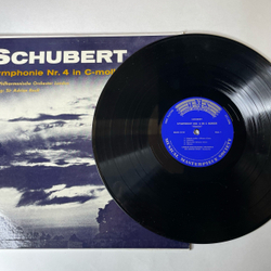 Винтажная виниловая пластинка LP Schubert Шуберт, Симфония Symphonie Nr. 4 In C-Moll Tragische Трагическая / Rosamunde (Германия 1959)