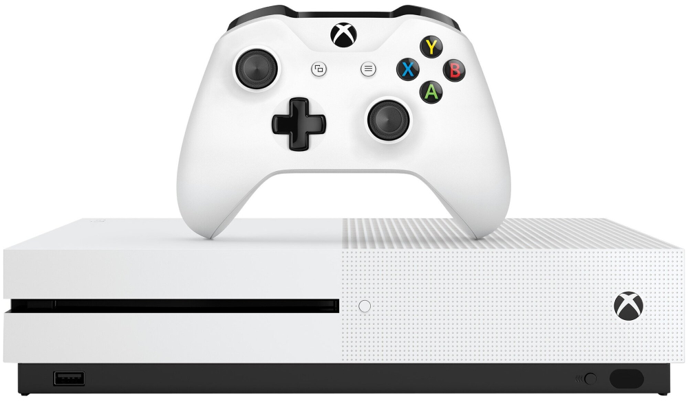 Xbox One S 500 ГБ белая + Forza Horizon 3 + DLC