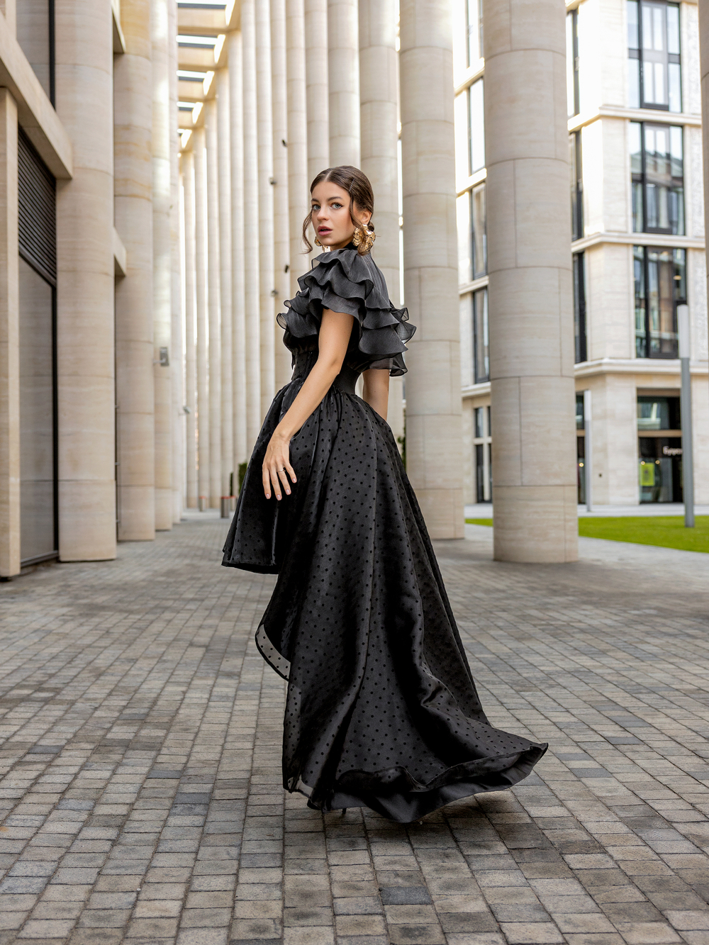 Юбка спереди короткая сзади длинная Limited edition f/w2026