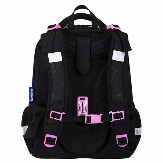 Çanta \ Bag \ Ранец школьный BRAUBERG , 2 отделения, с брелком, СВЕТЯЩИЙСЯ 38х29х16 см, 272070