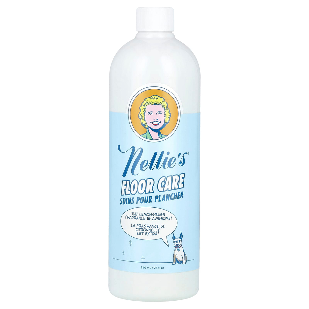 Nellie's, Средство для мытья полов, лимон, 25 ж. унц. (740 мл)