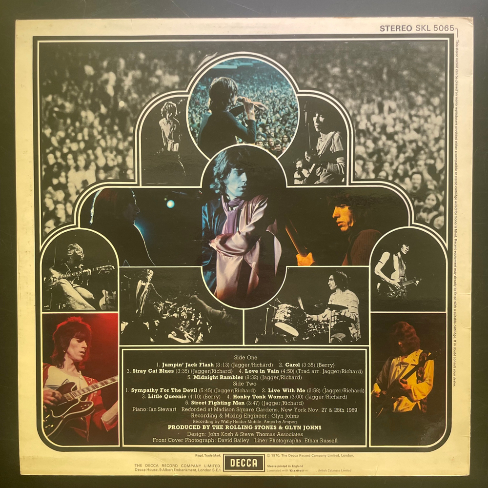 The Rolling Stones ‎– Get Yer Ya-Ya's Out! - The Rolling Stones In Concert (Англия 1970г.)