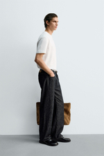 ФУТБОЛКА RELAXED FIT INTERLOCK /04 — ZARA