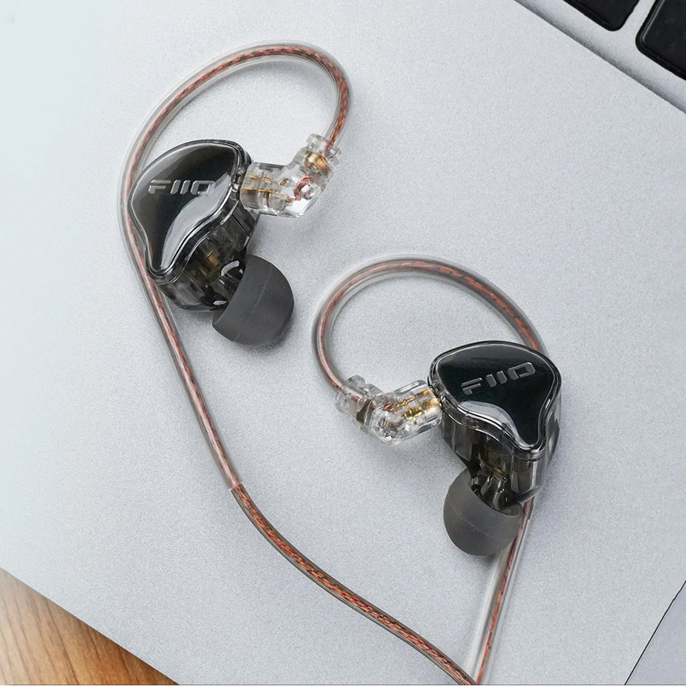 FiiO JD10 Прозрачно-черный [Transparent Black] USB-C — проводные внутриканальные динамические наушники
