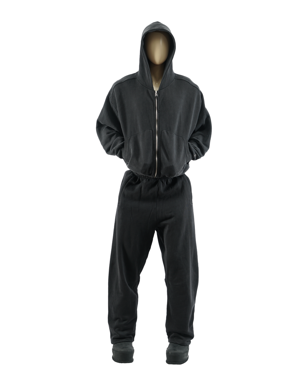 RELAXED zip-up hoodie