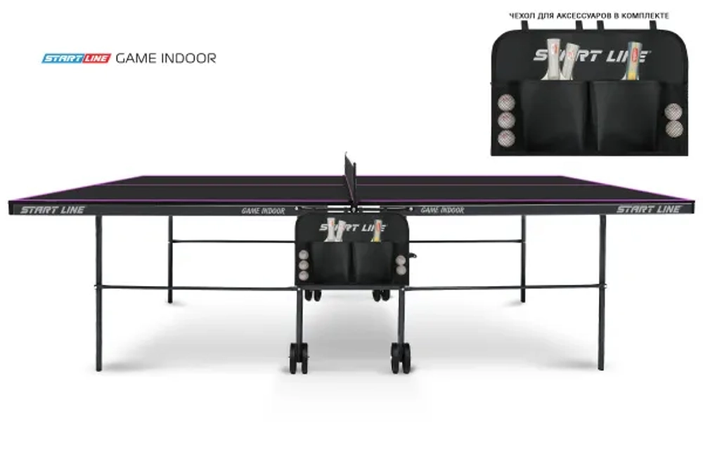 Теннисный стол Game с сеткой Black