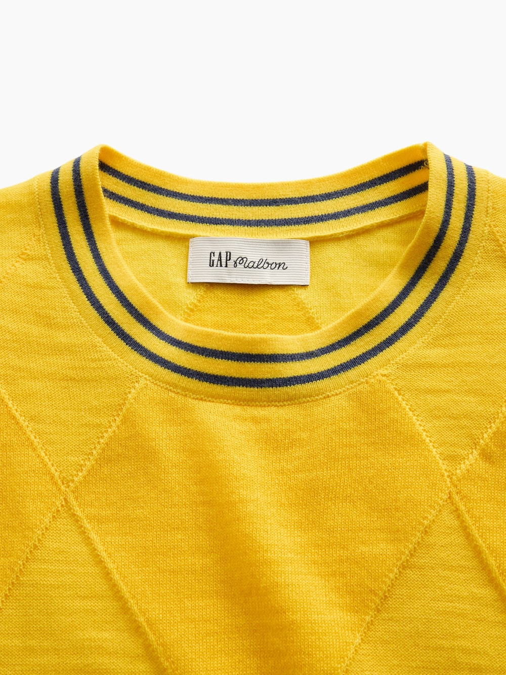 Укороченный свитер Gap × Malbon Argyle - GAP