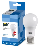 Лампа светодиодная ECO A60 шар 11Вт 230В 6500К Е27 IEK LLE-A60-11-230-65-E27