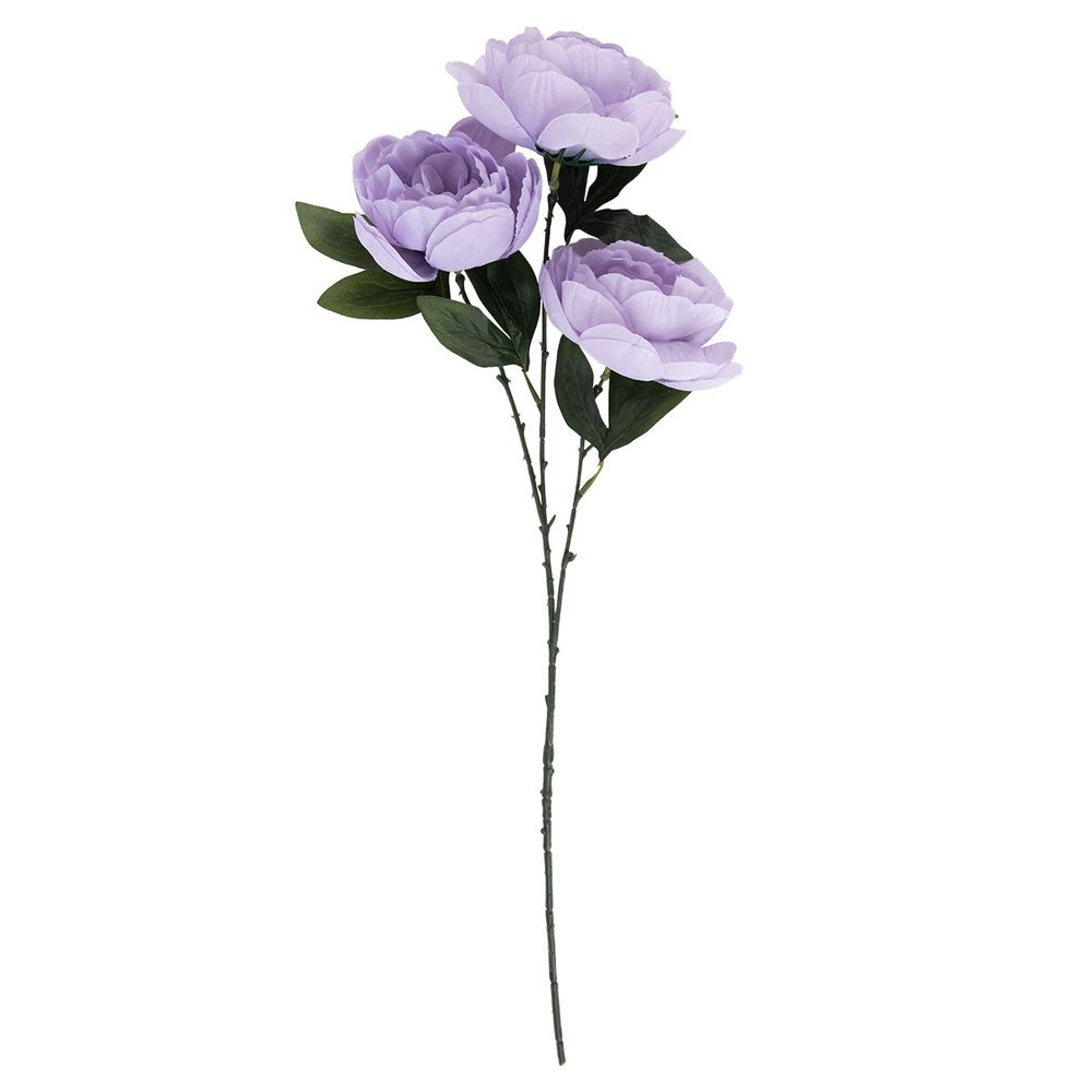 Растение искусственное Пион 36 см, 3 шт, 02, Blumentag ATJ-34