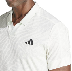 Мужское теннисное поло Adidas Tennis Airchill Pro Freelift Polo - off white/crystal jade