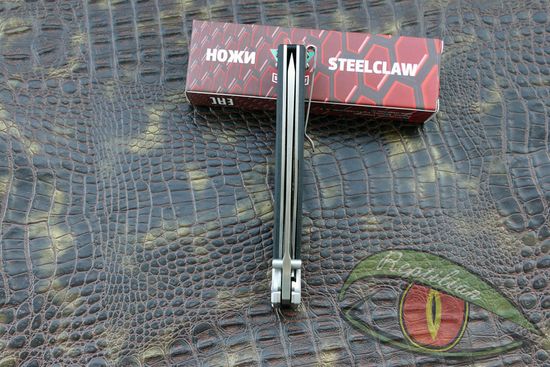 Складной нож STEELCLAW Baл-01 c клинком из стали D2, рукоять G10 / Stainless Steel