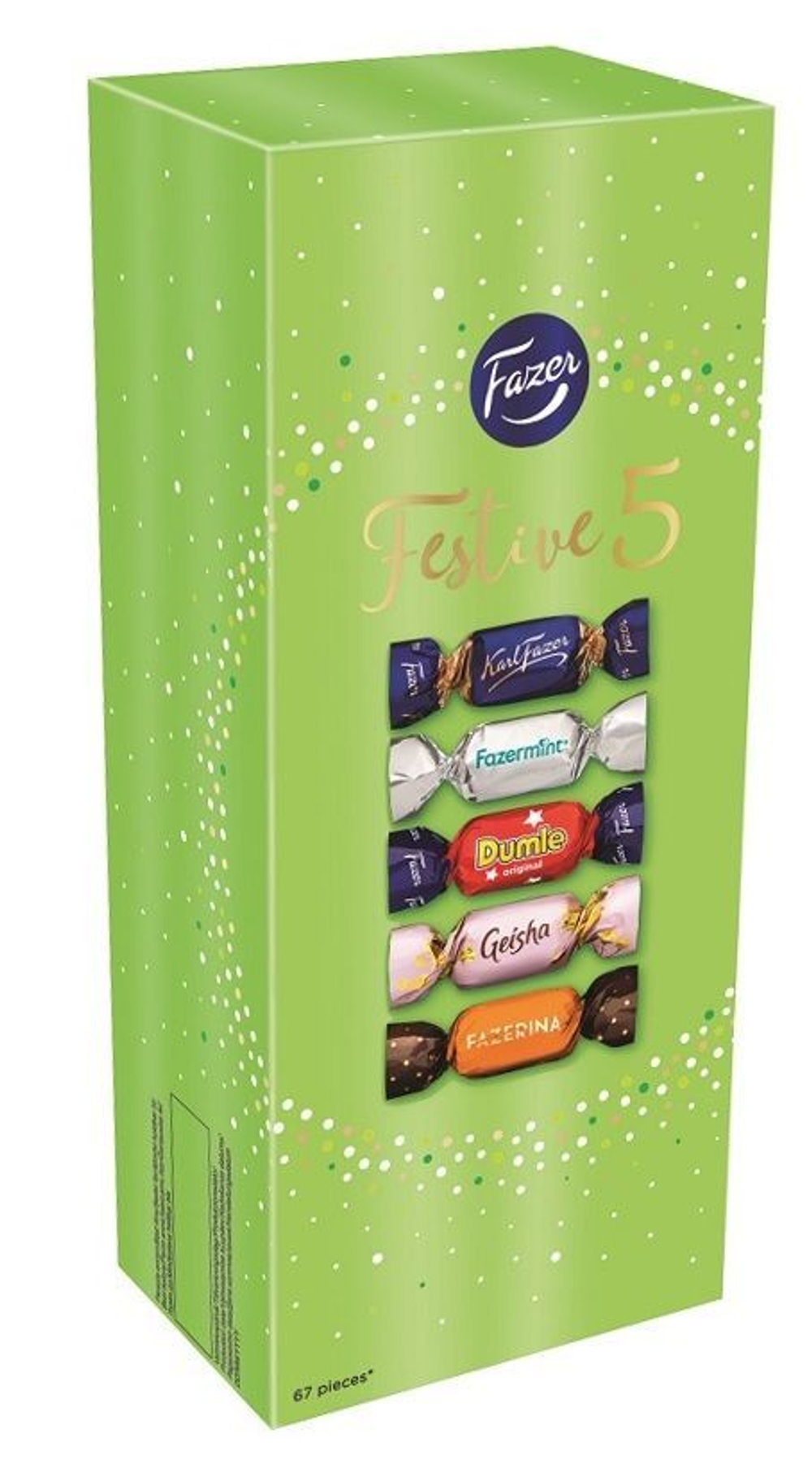 Конфеты Fazer Festive 5 ассорти шоколадных конфет 500 г (Из Финляндии)
