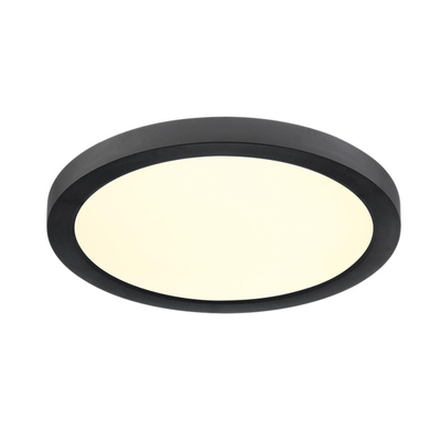 7788/18L MITRA LED SN 537 Светильник пластик/белый/черный LED 18Вт 3000/4000/6500К D225 IP44 CCT/датчик движения NEBULA BLACK