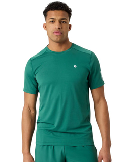 Мужская теннисная футболка Bjorn Borg Ace Mesh Panel - posy green