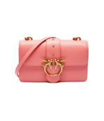 Кожаная сумка через плечо LOVE ONE MINI Pinko - розовый(100059 A0F1)