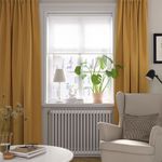 Чехол на подушку IKEA KUSTFLY (КУСТФЛЮ), Бежевый, черный, 50x50 см