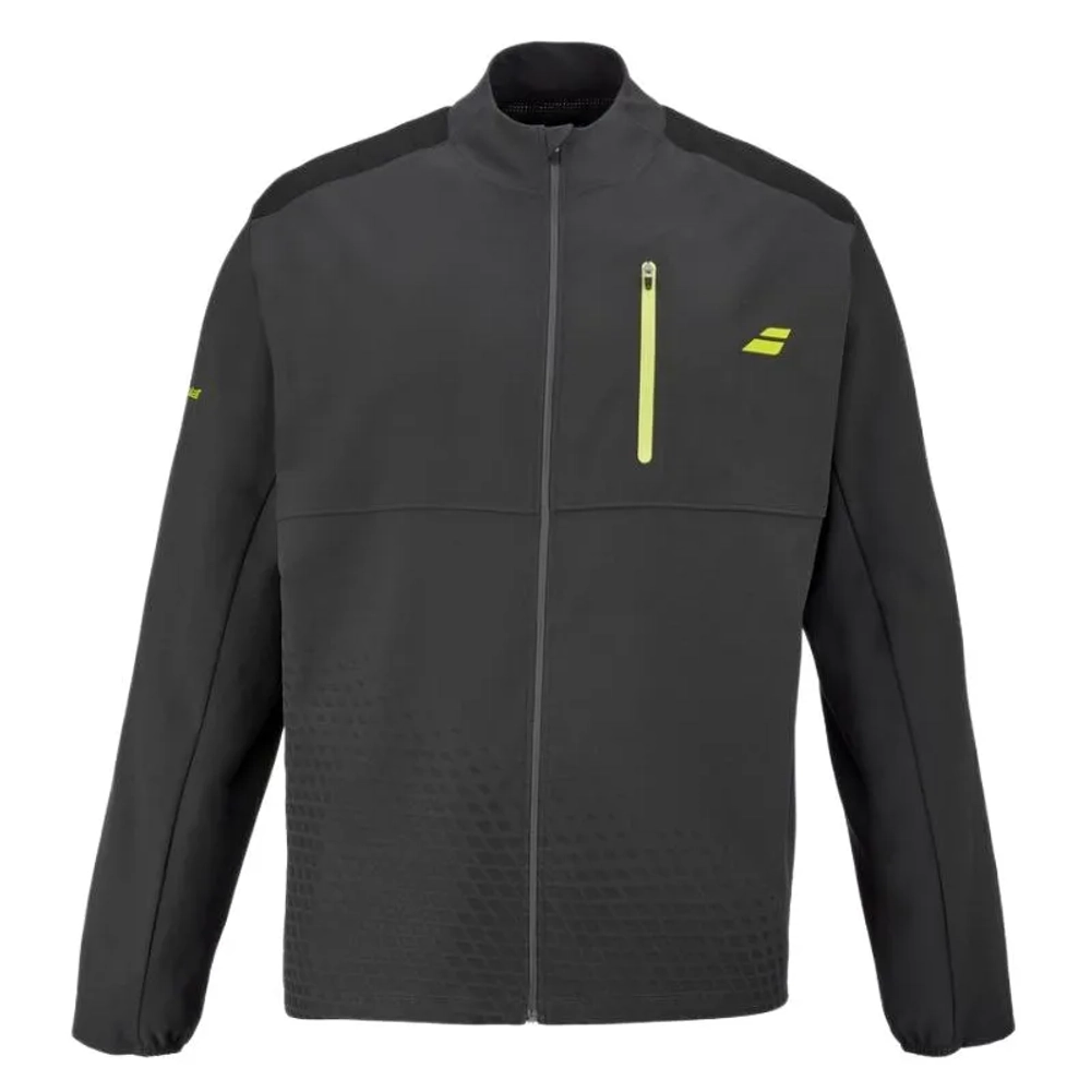 Мужская теннисная кофта Babolat Aero Tech - grey/aero