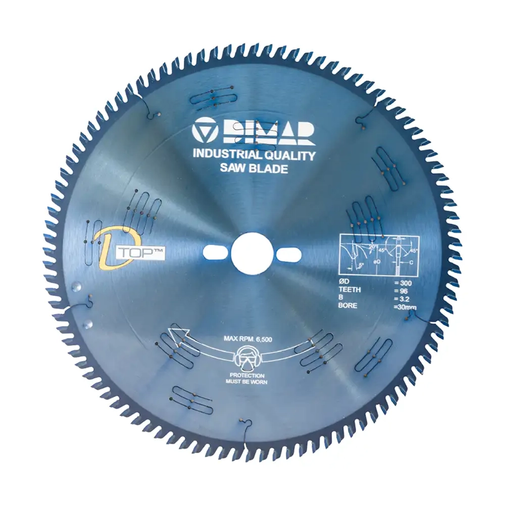 Пильный диск для ЛДСП усиленный бесшумный 300x30x3.2/2.2x96 DSQ DIMAR 95406256