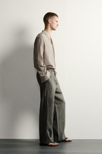 РУБАШКА СВОБОДНОГО КРОЯ JACQUARD — ZARA