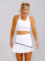 Юбка RS Court Slice Skirt - Mesh (белый, синий) (252W603-002)