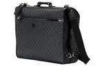 GUCCI Canvas With Leather Handbag Briefcase Men"s Black