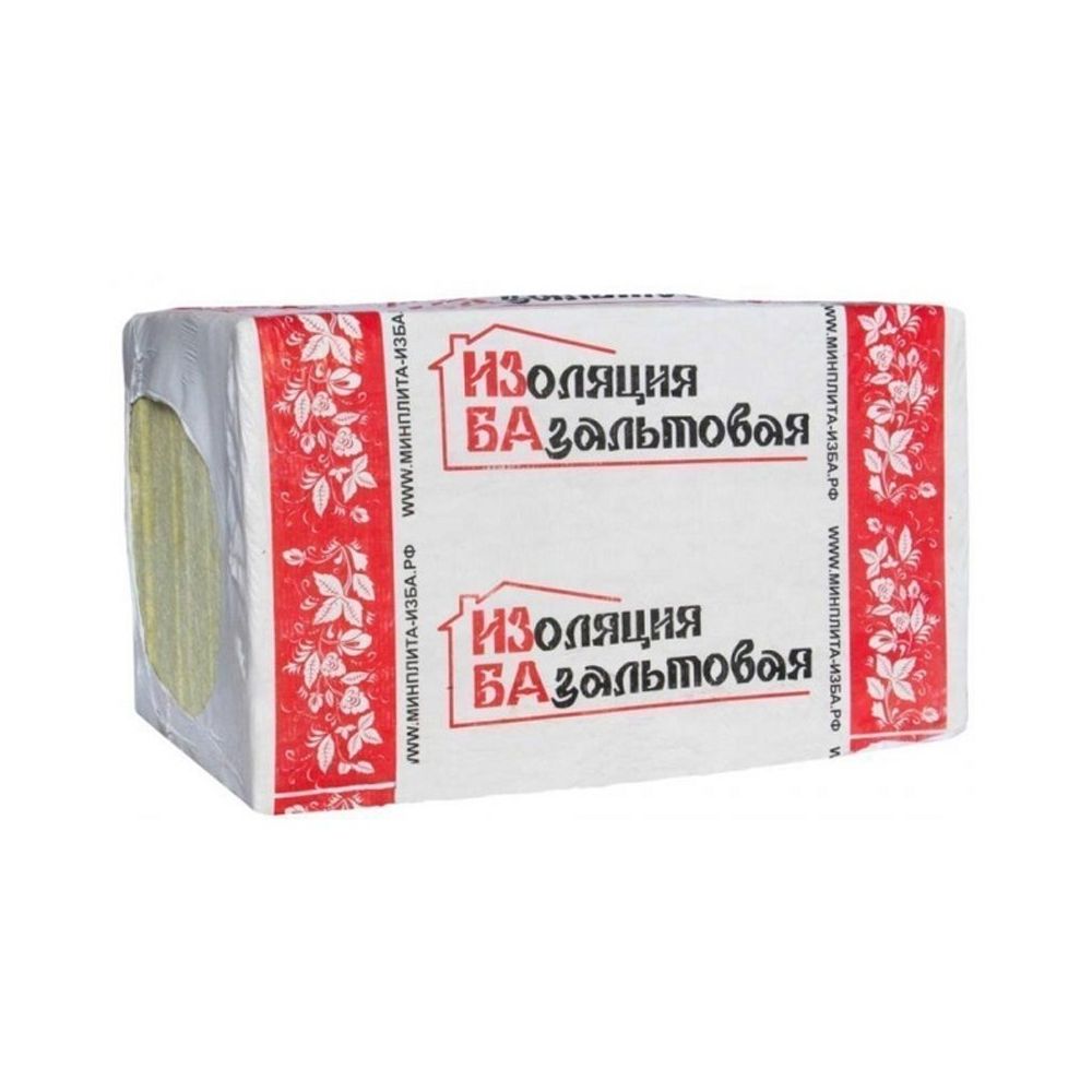 Утеплитель ИЗБА Стандарт 50 кг/м³ (1000х600х50 мм) 12 шт Утеплитель ИЗБА Стандарт 50 кг/м³ (1000х600х50 мм) 12 шт