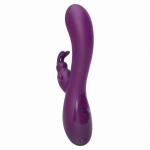 Фиолетовый вибратор-кролик Craybit Rabbit Vibrator - 21 см.