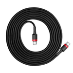 Кабель-зарядка Type-C на Type-C Baseus Cafule series PD2.0 2м (CATKLF-H91) красно-черный