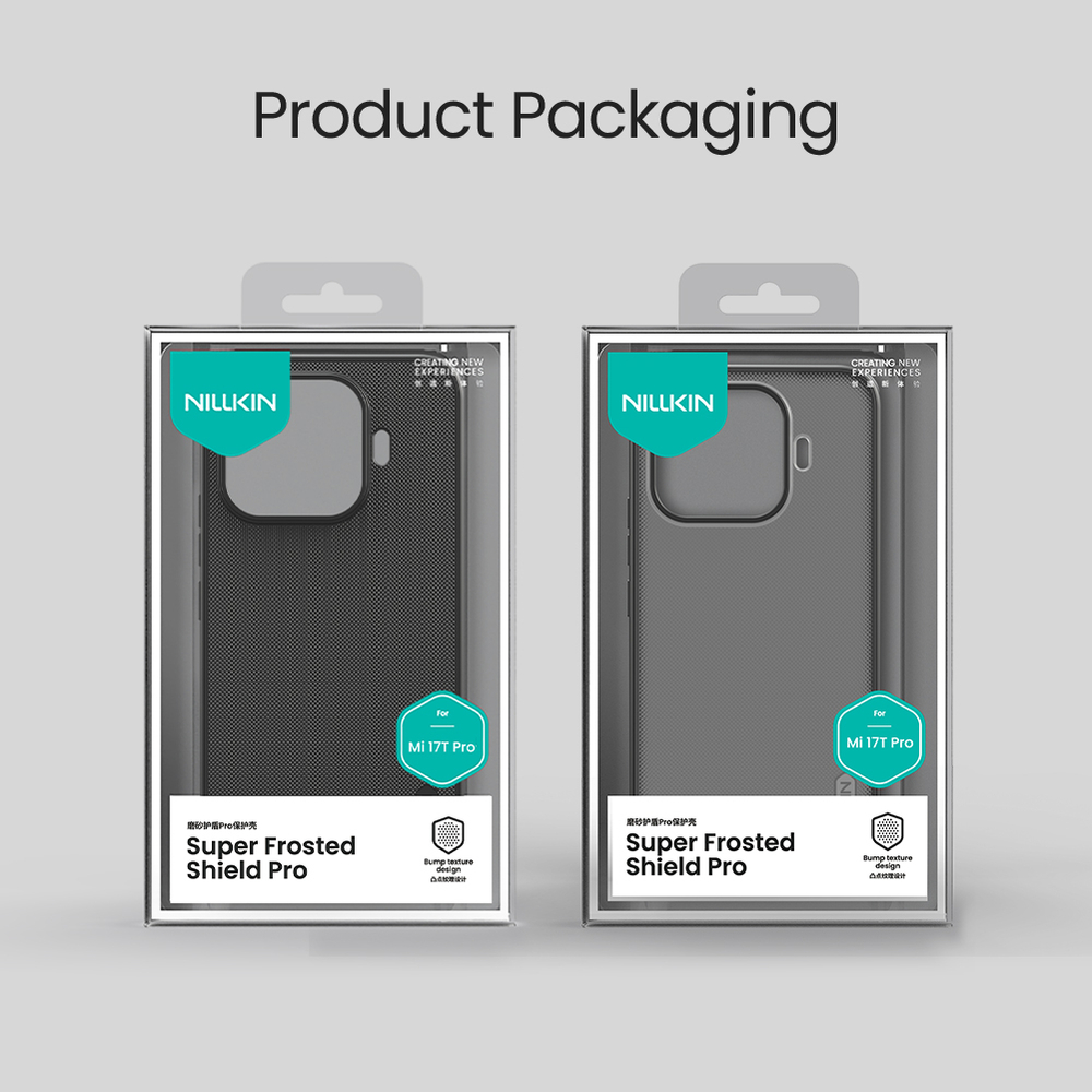 Чехол прозрачный тонированный для Xiaomi 17T Pro, серия Super Frosted Shield Pro (Clear version) от Nillkin
