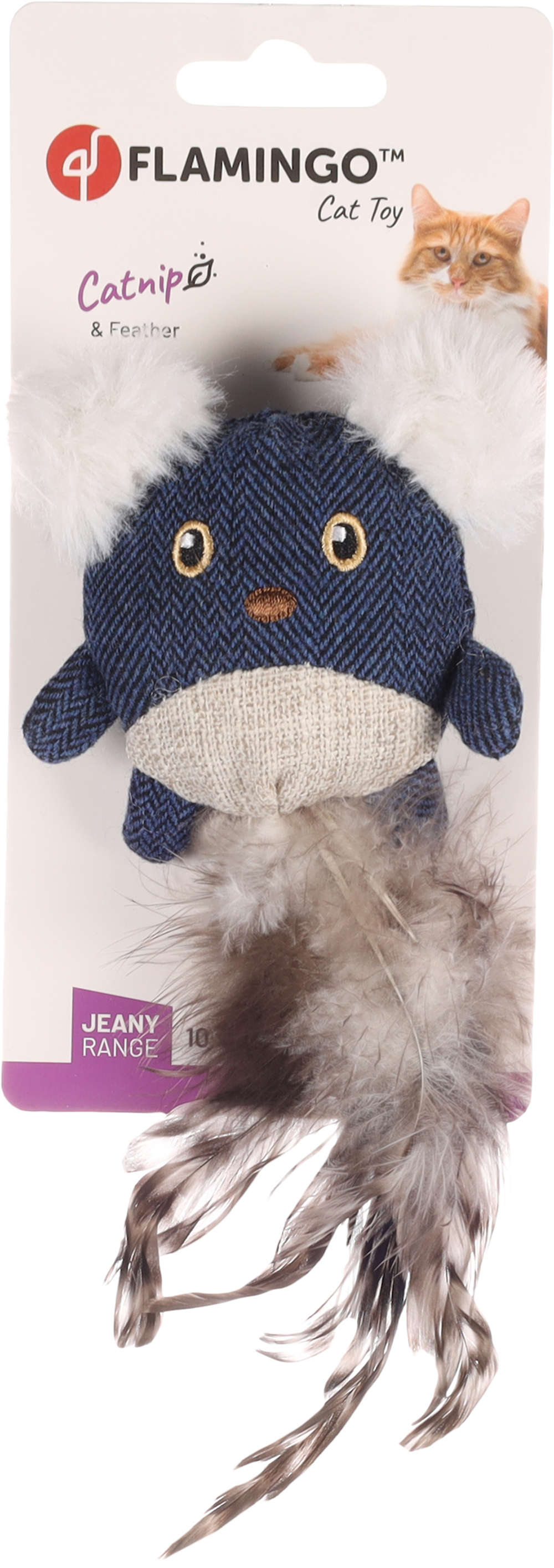 FLAMINGO Игрушка JEANY для кошек, текстиль