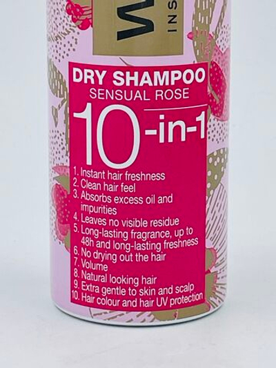 Сухой шампунь 10 в 1 Sensual Rose, 180 мл (Германия)