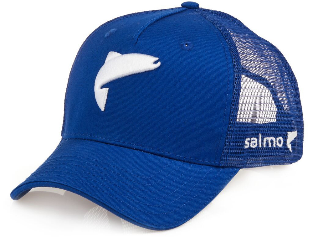 Бейсболка Salmo BLUE сетка