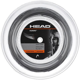 Теннисные струны Head HAWK (200 m) - серый