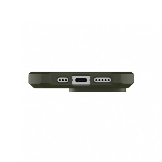 Чехол с поддержкой MAGSAFE UAG Essential Armor для iPhone 15 Pro MAX 6.7", цвет оливковый (Olive Drab)