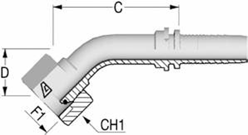 Фитинг DN 25 BSP (Г) 1 (45)