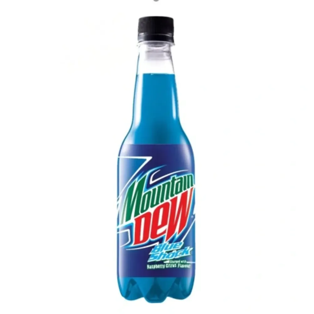 Напиток газированный Mountain Dew 400мл Blue Shock Малайзия ПЭТ