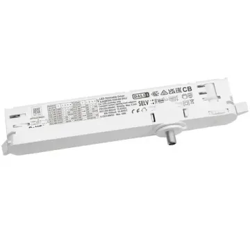 Адаптер с драйвером с DIP-switch для трековой системы 594066 белый Quattro Lightstar