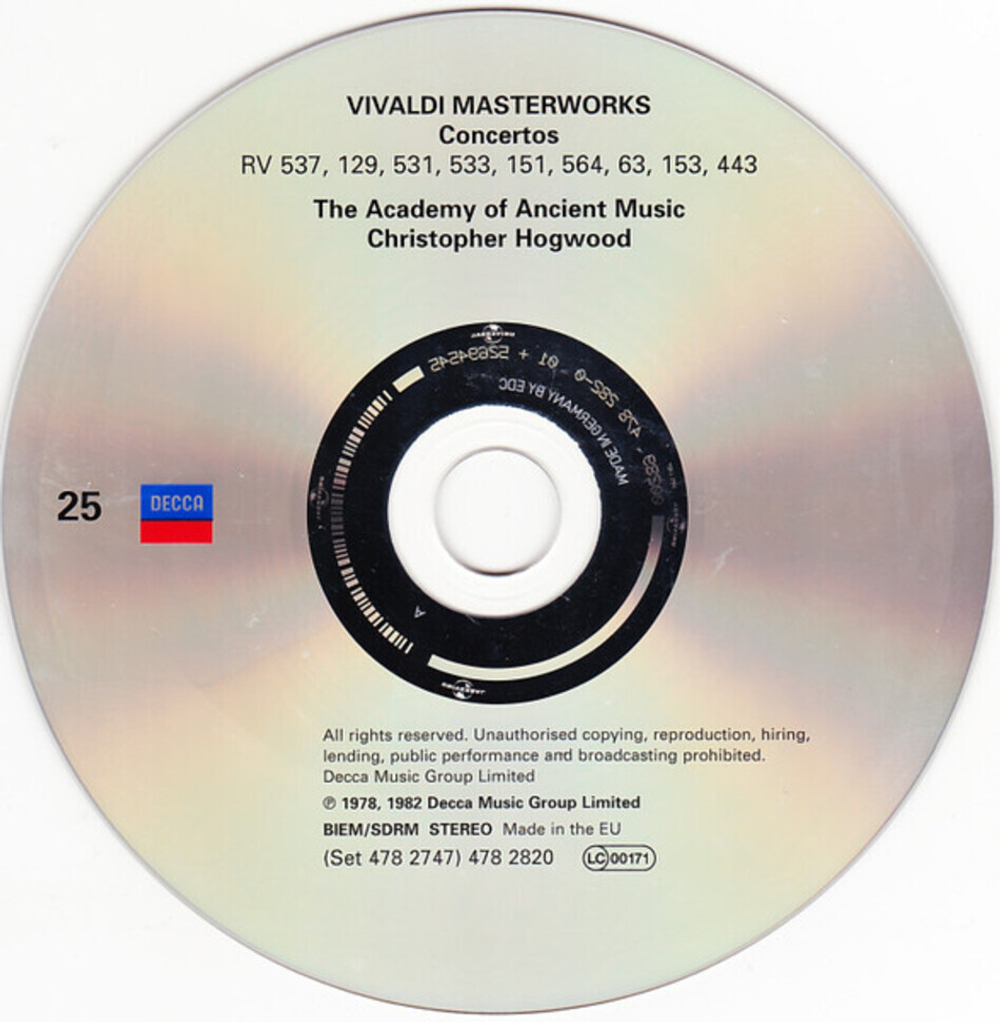 Сборник / Vivaldi Masterworks: Complete Concertos & Sonatas Opp.1-12 - Gloria - Stabat Mater - Nisi Dominus - Cantatas (28CD)