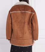дубленка althea Pepe Jeans London - коричневый(PL402080)